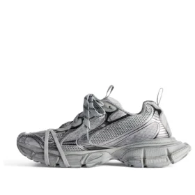 Πάνινα Sneakers 3XL «Γκρι πλέγμα και πολυουρεθάνη» 734731W3XL11210