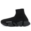 Πάνινα Sneakers Speed 2.0 “Μαύρο γυαλιστερό πλεκτό με μαύρη σόλα” 636833W2AF31000
