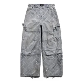 Παντελόνι Cargo Bal Diagonal Allover «Light Blue» 767971TDW144979