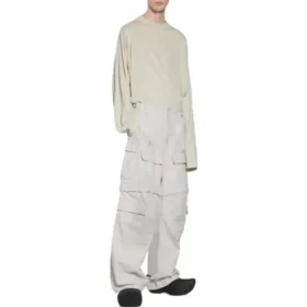 Παντελόνι Cargo μεγάλου μεγέθους “Light Grey” 746493TKP271400