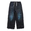 Παντελόνι με διπλά γόνατα “Dark Blue” 809444TRW587150