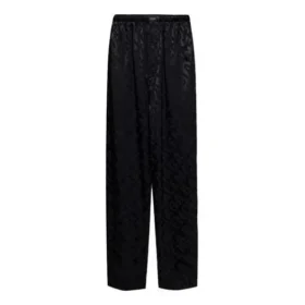 Παντελόνι με λογότυπο Jacquard «Μαύρο» 658883TLO581000