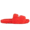 Παντόφλες με γούνα «Red» 654261W2DO16596