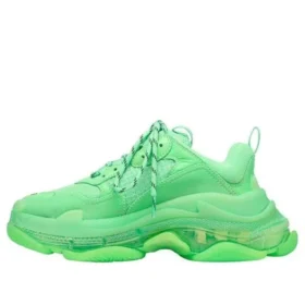 Παπούτσια γυμναστικής Triple S με διαφανή σόλα “Neon Green” 544351W2CF13801