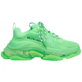 Παπούτσια γυμναστικής Triple S με διαφανή σόλα “Neon Green” 544351W2CF13801