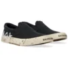 Παπούτσια Paris χαμηλού προφίλ χωρίς κορδόνια “Washed Black Cotton” 710297W3RR51099