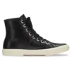 Παπούτσια Paris High Top “Μαύρο δέρμα και λευκό καουτσούκ” 688756W3RCA1090