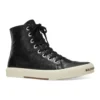 Παπούτσια Paris High Top “Μαύρο δέρμα και λευκό καουτσούκ” 688756W3RCA1090