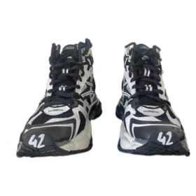 Παπούτσια Runner High Top “Δίχρωμο Μαύρο και Λευκό” 695764W3RH29010