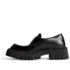 Παπούτσια Tractor Loafer “Μαύρο λείο δέρμα μοσχαριού” 760439WA8E91000