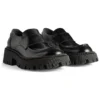 Παπούτσια Tractor Loafer “Μαύρο λείο δέρμα μοσχαριού” 760439WA8E91000