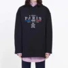 Paris Flag Velvet Unisex Μαύρο 594576TGV491000