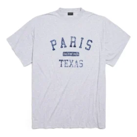 Paris France Oversized T-Shirt “Heather Grey” 787349TRVO81300