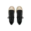 Paris High Top Sneakers “Μαύρο φθαρμένο βαμβάκι και λευκό καουτσούκ με γκράφιτι” 688752W3RR41099