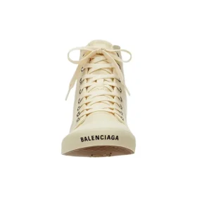 Paris High Top Sneakers “Μπεζ δέρμα και μπεζ καουτσούκ” 688752W3RCA9090