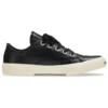 Paris Low Top Sneakers “Μαύρο δέρμα και λευκό καουτσούκ” 688757W3RCB1090
