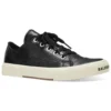 Paris Low Top Sneakers “Μαύρο δέρμα και λευκό καουτσούκ” 688757W3RCB1090