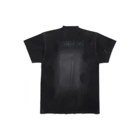 Paris Moon Oversized T-shirt “Black Faded” 739028TOVE41055