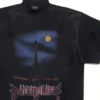Paris Moon Oversized T-shirt “Black Faded” 739028TOVE41055