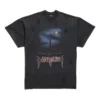 Paris Moon T-shirt με διπλό μπροστινό τμήμα, Oversized “Μαύρο” 791615TQVY22020