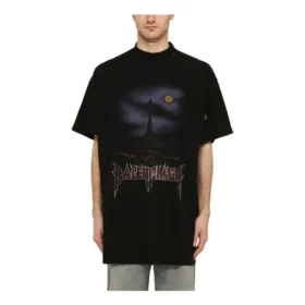 Paris Moon T-shirt Oversized «Black Faded» 739028TQVX61055