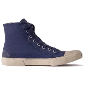 Paris Sneakers χαμηλού προφίλ “Ινδικό φθαρμένο βαμβάκι και λευκό καουτσούκ” 688752W3RC14990