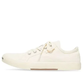 Paris Sneakers χαμηλού προφίλ «Λευκό φθαρμένο βαμβάκι και λευκό καουτσούκ» 688757W3RC59090