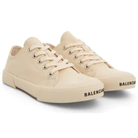 Paris Sneakers χαμηλού προφίλ “Λευκό βαμβάκι και λευκό καουτσούκ” 688757W3RCB9090