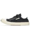 Paris Sneakers χαμηλού προφίλ “Μαύρο φθαρμένο βαμβάκι και λευκό καουτσούκ” 688754W3RC21090