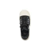 Paris Sneakers χαμηλού προφίλ “Μαύρο φθαρμένο βαμβάκι και λευκό καουτσούκ” 688754W3RC21090