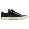 Paris Sneakers χαμηλού προφίλ «Μαύρο φθαρμένο βαμβάκι και λευκό καουτσούκ» 688754W3RCB1090