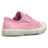 Paris Sneakers χαμηλού προφίλ «Πλυμένο ροζ βαμβάκι και λευκό καουτσούκ» 688757W3RC25590