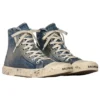 Παριζιάνικα Sneakers υψηλού στυλ “Blue Destroyed Τζιν and Rubber” 688756W3RCL4090