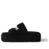 Πλατφόρμες με γούνα “Black” 762826W2DO11096