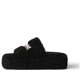 Πλατφόρμες με γούνα “Black” 762826W2DO11096