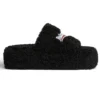 Πλατφόρμες με γούνα “Black” 762826W2DO11096