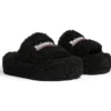 Πλατφόρμες με γούνα “Black” 762826W2DO11096