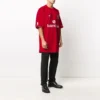 Ποδοσφαιρικό T-shirt Oversized «Red White» 641666TJV056540