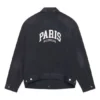 Πόλεις Παρίσι Oversized τζιν μπουφάν “Washed Black White” 690198TBP479034