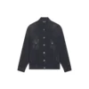 Πόλεις Παρίσι Oversized τζιν μπουφάν “Washed Black White” 690198TBP479034