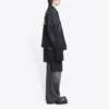 Πόλεις Παρίσι Oversized τζιν μπουφάν “Washed Black White” 690198TBP479034