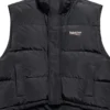 Political Campaign Cocoon Puffer Vest «Black» 762769TYD361000