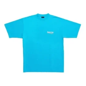 Political Campaign T-shirt, φαρδιά εφαρμογή «Blue Sky» 641675TNVG54760