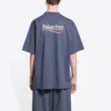 Political Campaign T-shirt, φαρδιά εφαρμογή «Dark Grey» 641675TKVJ11366