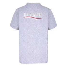 Political Campaign T-shirt, φαρδιά εφαρμογή, «Grey» 620967TKVJ11379