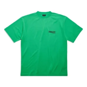 Political Campaign T-shirt, φαρδιά εφαρμογή «Πράσινο Μαύρο Μπλε» 641675TPVD33600