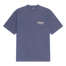 Political Campaign T-shirt, medium fit «Dark Grey-White» 620967TKVJ11366