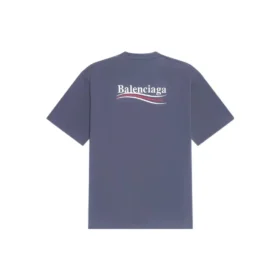 Political Campaign T-shirt, medium fit «Dark Grey-White» 620967TKVJ11366