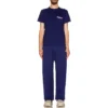 Political Campaign T-shirt, medium fit «Pacific Blue White» 620967TKVJ11195