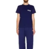 Political Campaign T-shirt, medium fit «Pacific Blue White» 620967TKVJ11195